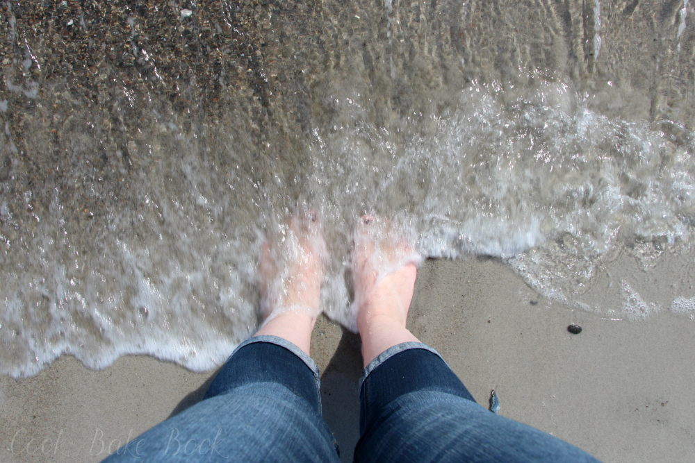 Füße im Meer
